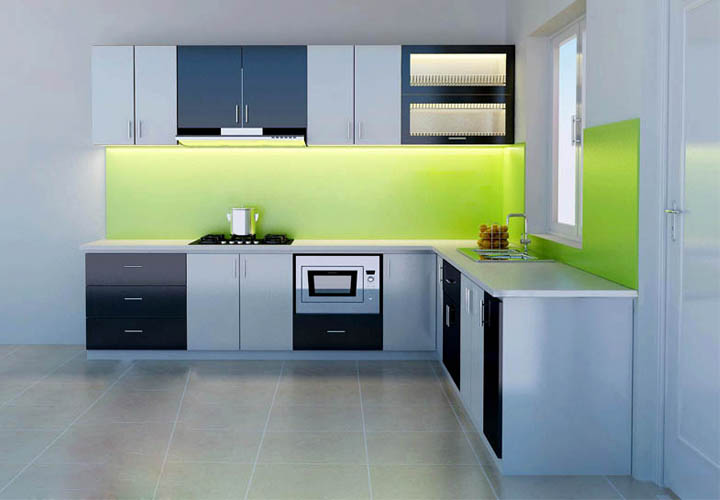 Tủ bếp gỗ công nghiệp CN24